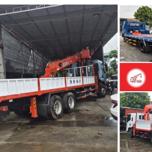 Xe chở máy công trình
